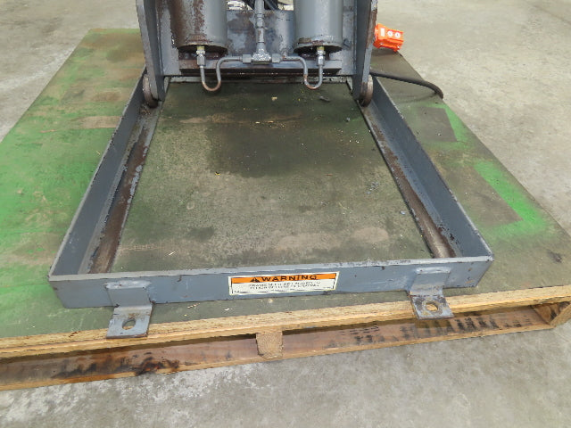 Pentalift Hydraulic Scissor Lift Table 5500lbs 48" X 42" Swivel Top 120 Volt