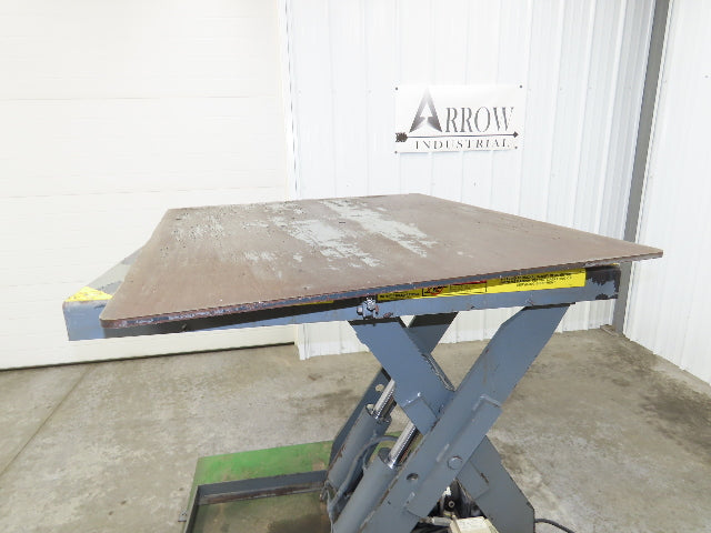 Pentalift Hydraulic Scissor Lift Table 5500lbs 48" X 42" Swivel Top 120 Volt