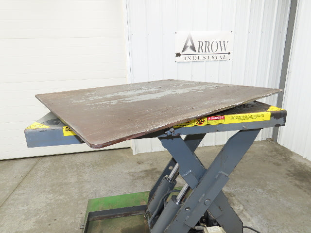 Pentalift Hydraulic Scissor Lift Table 5500lbs 48" X 42" Swivel Top 120 Volt