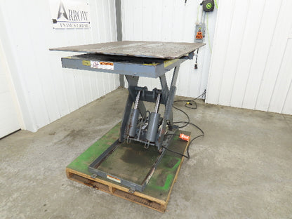 Pentalift Hydraulic Scissor Lift Table 5500lbs 48" X 42" Swivel Top 120 Volt