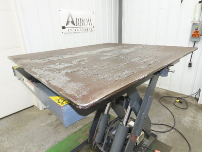 Pentalift Hydraulic Scissor Lift Table 5500lbs 48" X 42" Swivel Top 120 Volt