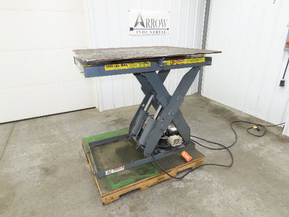 Pentalift Hydraulic Scissor Lift Table 5500lbs 48" X 42" Swivel Top 120 Volt