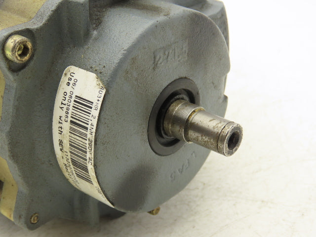 Sew Eurodrive W20 DR63S4/BR Gear Motor .12kw 1680/69rpm 277/480V 24.5:1 w/Brake