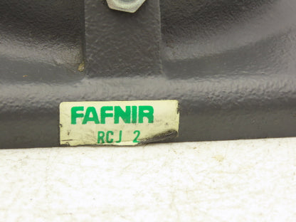 Fafnir RCJ 2 Flange Ball Bearing Unit 2 " Bore 4 Bolt No Locking Collar