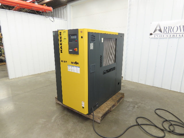 Kaeser AS25T Rotary Screw Air Compressor 120CFM 25HP Refrigerated Dryer 20458h