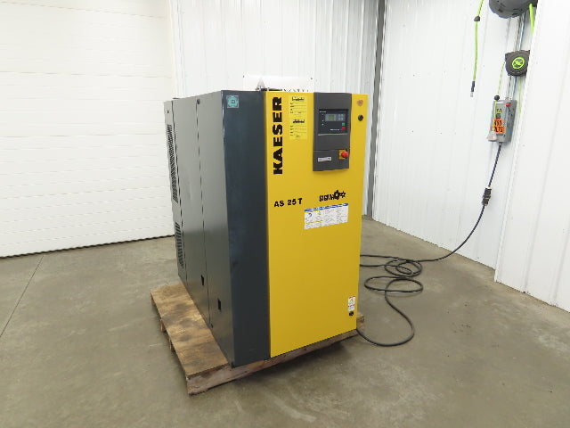 Kaeser AS25T Rotary Screw Air Compressor 120CFM 25HP Refrigerated Dryer 20458h