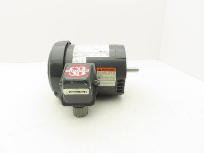 US Motors U12S2ACR AC Motor 1/2Hp 1745rpm 460V 3PH 56C Frame 5/8" Shaft