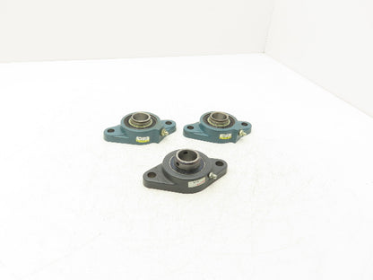 Dodge F2B-SXR-100 131058 Flange Bearing 2-Bolt 1" ID No Locking Collar Lot of 3