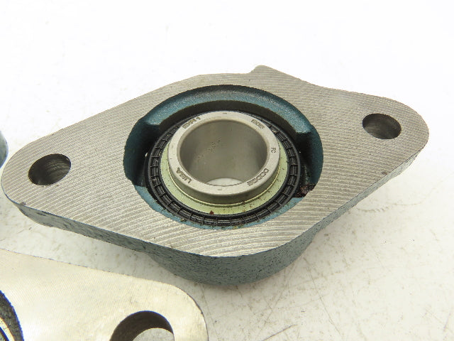 Dodge F2B-SXR-100 131058 Flange Bearing 2-Bolt 1" ID No Locking Collar Lot of 3