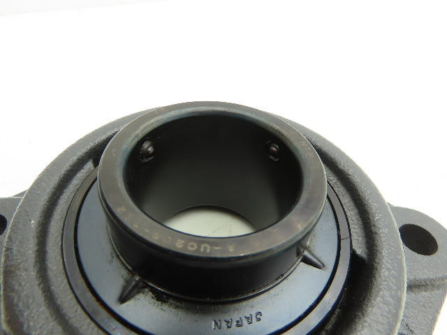 NTN UCFU 1 3/4 Flange Mount Ball Bearing Unit 1-3/4" Bore 4 Bolt w/Set Screws