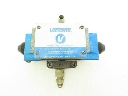 Vickers DG4S4W-012C-B-60 Hydraulic Directional Control Solenoid Valve 120V SAE 8