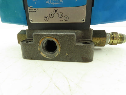 Vickers DG4S4W-012C-B-60 Hydraulic Directional Control Solenoid Valve 120V SAE 8