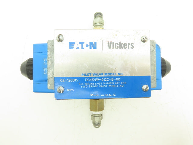 Vickers DG4S4W-012C-B-60 Hydraulic Directional Control Solenoid Valve 120V SAE 8