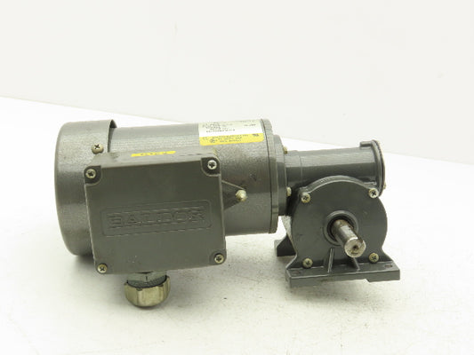 Baldor GM3340 AC Gearmotor 40:1 Reducer 1/4 Hp 42RPM 208-460V 3Ph RH Output