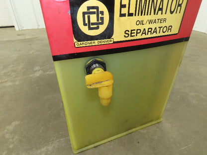 Gardner Denver Eliminator Oil Water Separator Air Compressor Condensate 30 Gal