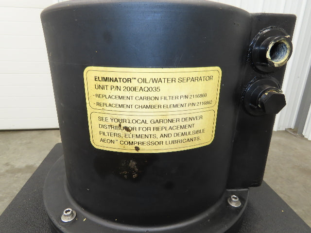 Gardner Denver Eliminator Oil Water Separator Air Compressor Condensate 30 Gal