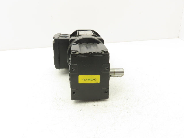 Sew Eurodrive W20DR63L4 Gearmotor 16.5:1 Reducer 1600/97rpm 0.25kw 480V 3PH 19Nm