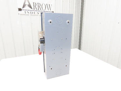 Square D H363 Safety Disconnect Switch 600V 100A 3 Pole Fused Series F05