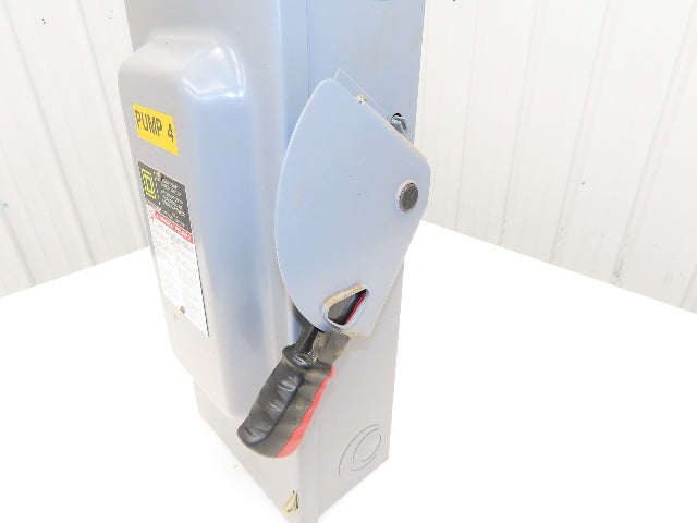 Square D H363 Safety Disconnect Switch 600V 100A 3 Pole Fused Series F05