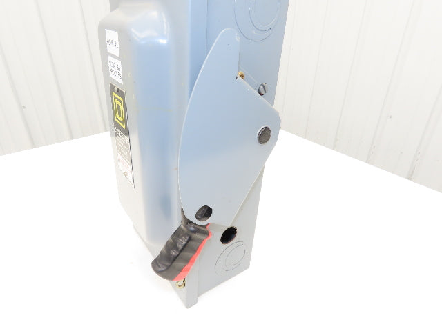 Square D HU362 Safety Disconnect Switch 60A 600VAC 3 Pole Non Fused Ser F1