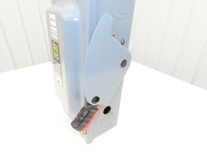 Square D HU362 Safety Disconnect Switch 60A 600VAC 3 Pole Non Fused Ser F1