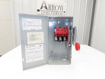 Eaton DH362UGK Safety Disconnect Switch 60A 600V Non-Fusible 3 Pole Enclosure