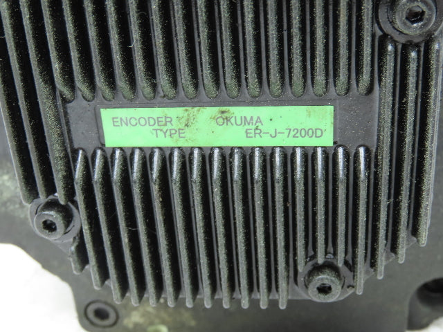 Okuma BL-MC100J-20T AC Servo Motor 2kw 2000 RPM 133V 3PH Encoder ER-J-7200D