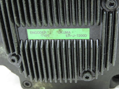 Okuma BL-MC100J-20T AC Servo Motor 2kw 2000 RPM 133V 3PH Encoder ER-J-7200D