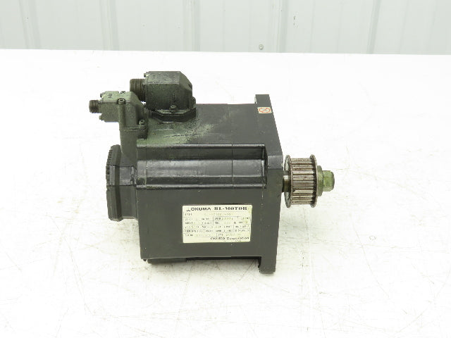 Okuma BL-MC100J-20T AC Servo Motor 2kw 2000 RPM 133V 3PH Encoder ER-J-7200D