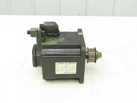 Okuma BL-MC100J-20T AC Servo Motor 2kw 2000 RPM 133V 3PH Encoder ER-J-7200D