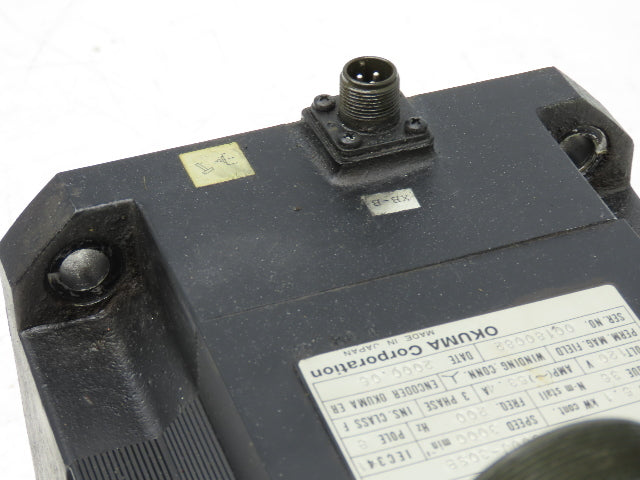 Okuma BL-MP300J-30SB AC Servo Motor 5.1kw 3000 RPM 120V 3PH Encoder ER-J-7200D