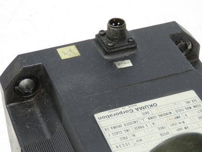 Okuma BL-MP300J-30SB AC Servo Motor 5.1kw 3000 RPM 120V 3PH Encoder ER-J-7200D
