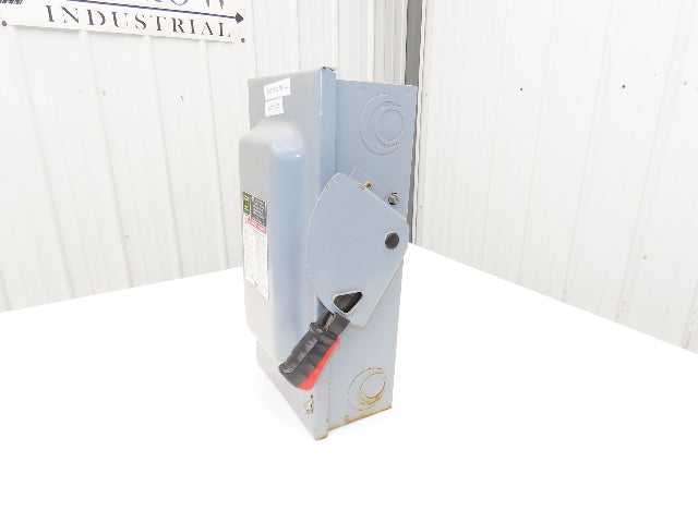 Square D HU362 Safety Disconnect Switch 60A 600VAC 3 Pole Non Fused Ser F05
