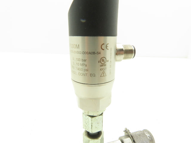 Balluff BSP000M Digital Pressure Sensor w/Display 100 Bar 18-36VDC 2x PNP NO/NC