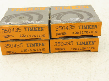 Timken 350435 Nitrile Oil Seal .250" Shaft Dia .785" OD .250 Width Lot of 5