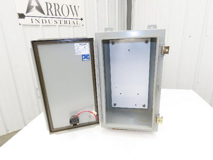 Wiegmann N12201208 Electrical Enclosure 20x12x8" Wall Mount Control Panel JIC