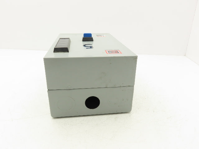 Cutler Hammer ECN0521AAA Motor Starter Size 2 460V 25Hp NEMA Enclosure 120v