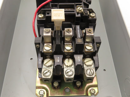Cutler Hammer ECN0521AAA Motor Starter Size 2 460V 25Hp NEMA Enclosure 120v