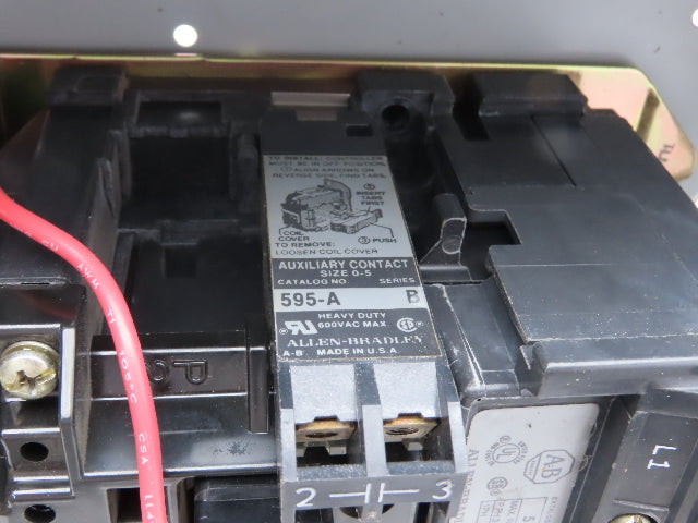 Cutler Hammer ECN0521AAA Motor Starter Size 2 460V 25Hp NEMA Enclosure 120v