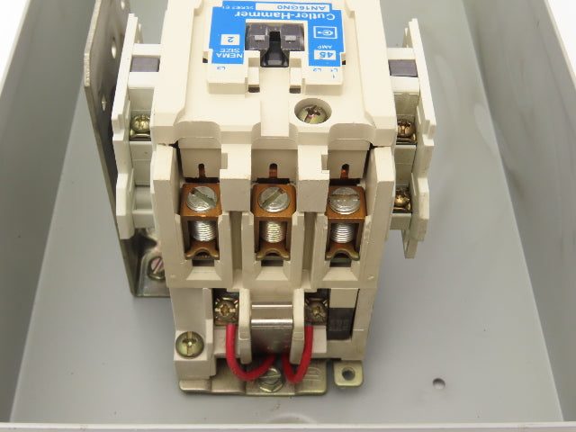 Cutler Hammer ECN0521AAA Size 2 Motor Starter 460V 25Hp NEMA Enclosure 120v