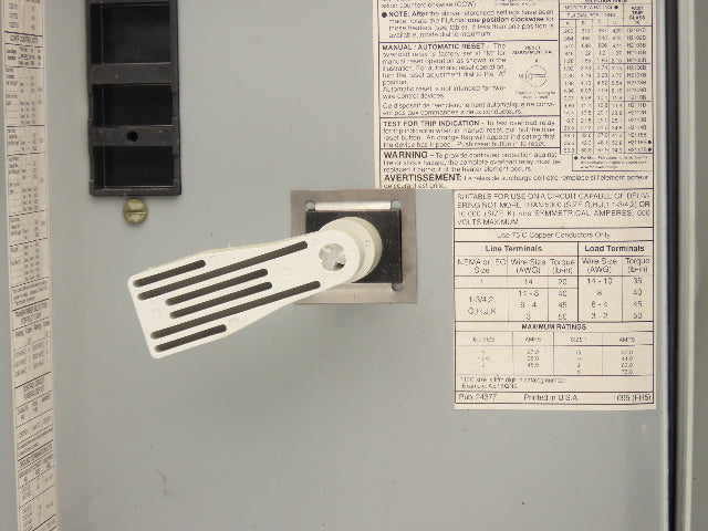 Cutler Hammer ECN0521AAA Size 2 Motor Starter 460V 25Hp NEMA Enclosure 120v