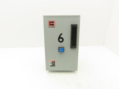 Cutler Hammer ECN0521AAA Size 2 Motor Starter 460V 25Hp NEMA Enclosure 120v