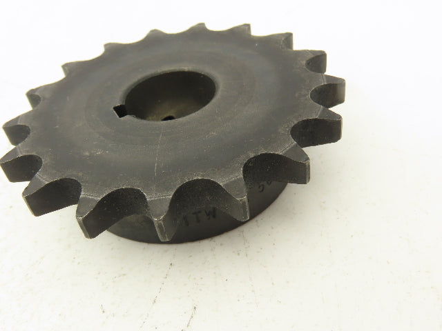 Martin 50BS17HT 1 Roller Chain Sprocket 17 Tooth #50 w/1" Bore Lot Of 5