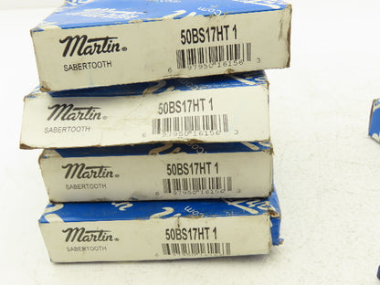 Martin 50BS17HT 1 Roller Chain Sprocket 17 Tooth #50 w/1" Bore Lot Of 5