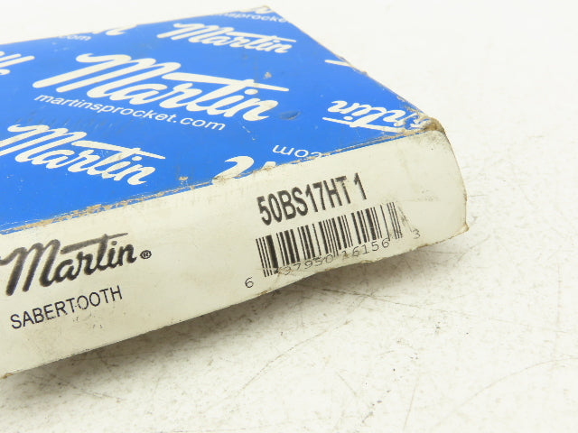 Martin 50BS17HT 1 Roller Chain Sprocket 17 Tooth #50 w/1" Bore Lot Of 5