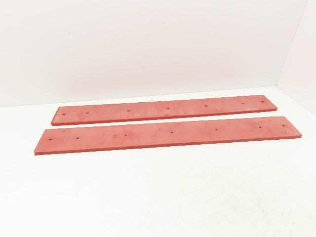 Tennant 1213211 Linatex Side Squeegee Scrubber Blade 4"W x 30.6"L Lot of 2