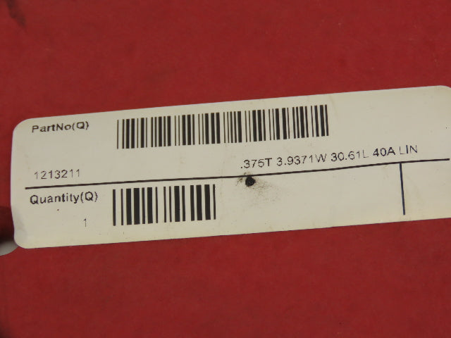 Tennant 1213211 Linatex Side Squeegee Scrubber Blade 4"W x 30.6"L Lot of 2