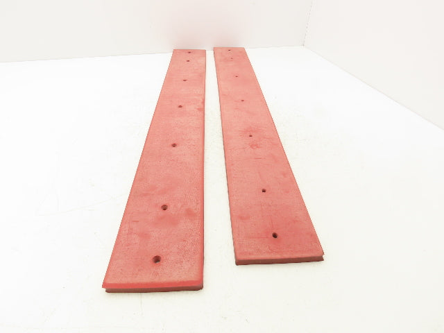 Tennant 1213211 Linatex Side Squeegee Scrubber Blade 4"W x 30.6"L Lot of 2
