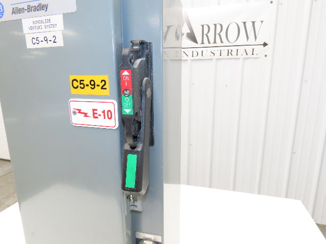 Allen Bradley 598-DA27108T Combination Starter Fusible 600V 3PH 10HP Size 1