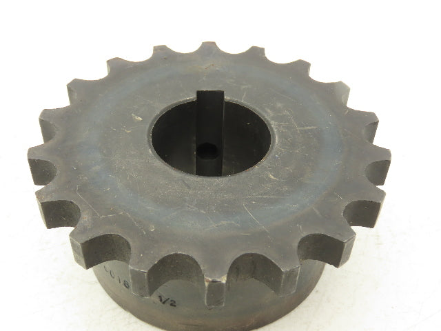 Martin 6018 1 1/2 #60 Chain Coupling Sprocket 18-Tooth 1-1/2" Bore 4-1/2 OD